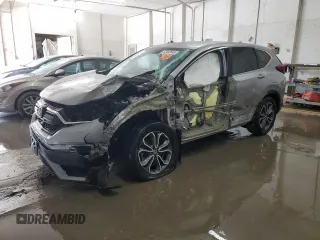 2021 Honda CR-V EX with VIN 2HKRW2H58MH645439, listed as a Copart auction lot 53483645 with 51,175 mi miles and Salvage Title. Bid and sale history available at carsss.com. Image 1.