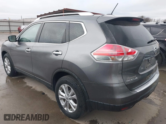 2016 Nissan Rogue SV with VIN KNMAT2MV5GP688589, listed as a IAAI auction lot 41285116 with 87,142 mi miles. Bid and sale history available at carsss.com. Image 3.