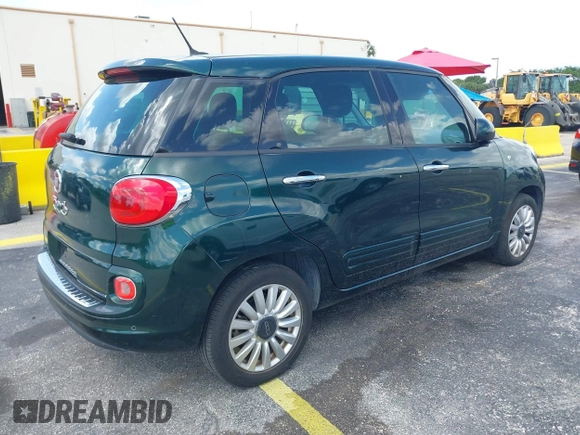 2014 FIAT 500L Easy with VIN ZFBCFABH0EZ014538, listed as a IAAI auction lot 42552809 with 97,225 mi miles and . Bid and sale history available at DreamBid. Image 4.