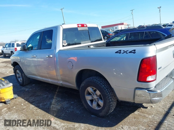2018 Ram 1500 Big Horn with VIN 1C6RR7GT6JS106424, listed as a IAAI auction lot 41459931 with 145,284 mi miles and . Bid and sale history available at DreamBid. Image 14.