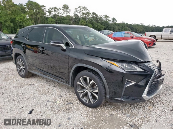 2019 Lexus RX 350L Premium z VIN JTJDZKCA0K2014881, wystawiony jako Copart lot #59753425 z przebiegiem 110 093 mil mil oraz Szkoda całkowita • Salvage title. Historia ofert i sprzedaży dostępna na DreamBid. Obrazek 4.
