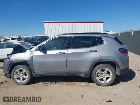 2023 Jeep Compass Latitude with VIN 3C4NJDBN9PT540799, listed as a IAAI auction lot 41857875 with Not Provided miles and . Bid and sale history available at DreamBid. Image 14.