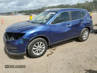 2017 Nissan Rogue S with VIN KNMAT2MT9HP593808, listed as a Copart auction lot 60086255 with 152,706 mi miles and Salvage title. Bid and sale history available at DreamBid. Image 1.