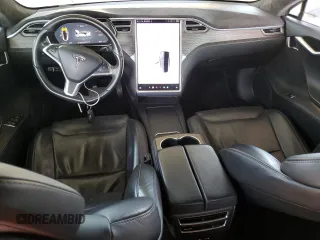 2016 Tesla Model S 90D with VIN 5YJSA1E24GF178298, listed as a Copart auction lot 52799545 with 112,391 mi miles and Salvage Title. Bid and sale history available at DreamBid. Image 8.