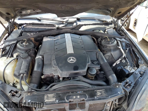 2002 Mercedes-Benz S-Class 4.3L with VIN WDBNG70J62A288492, listed as a Copart auction lot 75062694 with 0 mi miles and Salvage Title. Bid and sale history available at carsss.com. Image 11.