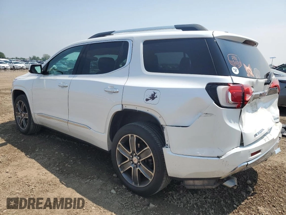 2018 GMC Acadia Denali with VIN 1GKKNXLS1JZ150720, listed as a Copart auction lot 59476125 with 70,750 mi miles and Salvage title. Bid and sale history available at DreamBid. Image 2.