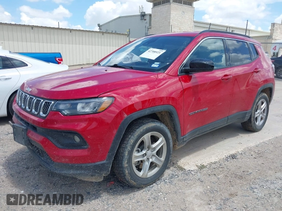 2024 Jeep Compass Latitude с VIN 3C4NJDBN4RT604668, выставлен на аукционе IAAI как лот 42708921 с пробегом 40 072 миль миль и . История ставок и продаж доступна на DreamBid. Изображение 17.