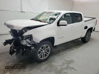 2022 Chevrolet Colorado 2WD Work Truck with VIN 1GCGSBEN5N1183504, listed as a Copart auction lot 76142954 with 21,877 mi miles and Clean Title. Bid and sale history available at carsss.com. Image 1.