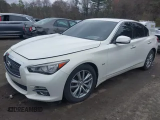 2016 Infiniti Q50 3.0t Premium with VIN JN1EV7AR4GM341324, listed as a IAAI auction lot 42093328 with 95,942 mi miles. Bid and sale history available at carsss.com. Image 17.