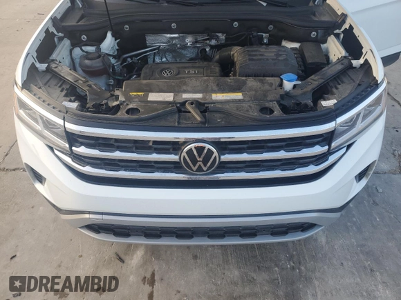 2023 Volkswagen Atlas SE with VIN 1V2JP2CA7PC524835, listed as a Copart auction lot 44734285 with 23,947 mi miles and Salvage title. Bid and sale history available at DreamBid. Image 14.
