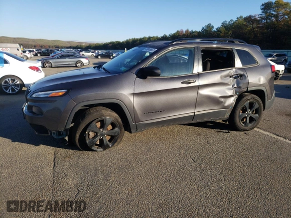 2017 Jeep Cherokee Sport with VIN 1C4PJMAS8HW560876, listed as a Copart auction lot 52275505 with 100,989 mi miles and Non Repairable. Bid and sale history available at carsss.com. Image 1.