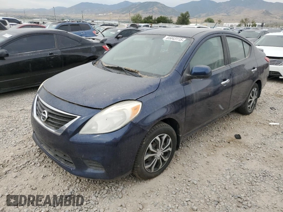2013 Nissan Versa SV with VIN 3N1CN7AP5DL824350, listed as a Copart auction lot 65043115 with 120,976 mi miles and Clean title. Bid and sale history available at DreamBid. Image 1.