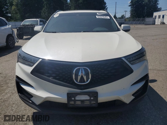 2019 Acura RDX w/A-Spec Pkg with VIN 5J8TC2H64KL027522, listed as a Copart auction lot 65029545 with 114,112 mi miles and Salvage title. Bid and sale history available at DreamBid. Image 5.