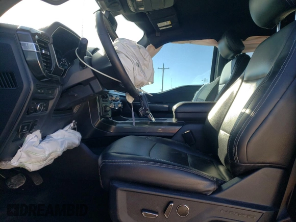2021 Ford F-150 XL with VIN 1FTFW1E83MFA50598, listed as a Copart auction lot 47647185 with 58,086 mi miles and Salvage Title. Bid and sale history available at carsss.com. Image 7.
