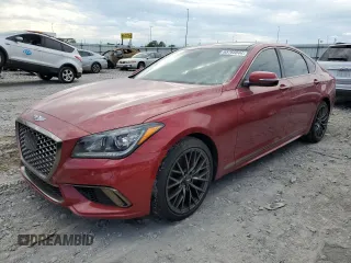 2020 Genesis G80 3.8L with VIN KMTFN4JE7LU335154, listed as a Copart auction lot 65765844 with 41,950 mi miles and Non Repairable. Bid and sale history available at carsss.com. Image 1.
