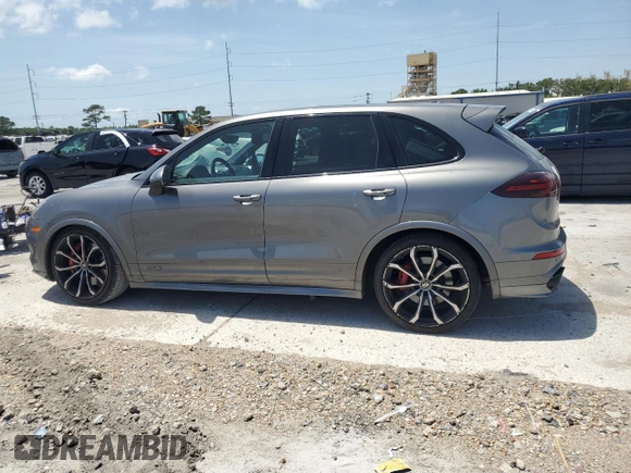 2017 Porsche Cayenne GTS with VIN WP1AD2A24HLA82506, listed as a Copart auction lot 57080515 with 150,113 mi miles and Clean title. Bid and sale history available at DreamBid. Image 2.