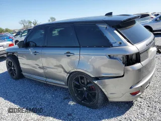 2021 Land Rover Range Rover Sport SVR with VIN SALWZ2RE3MA778876, listed as a Copart auction lot 47172425 with 33,128 mi miles and Salvage Title. Bid and sale history available at carsss.com. Image 2.