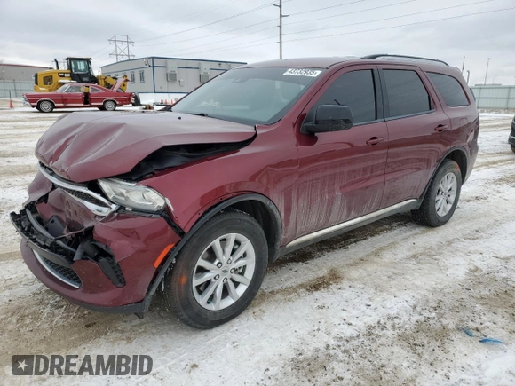 2023 Dodge Durango SXT Launch Edition with VIN 1C4RDJAG4PC564921, listed as a Copart auction lot 43732935 with 26,979 mi miles and Salvage title. Bid and sale history available at DreamBid. Image 1.