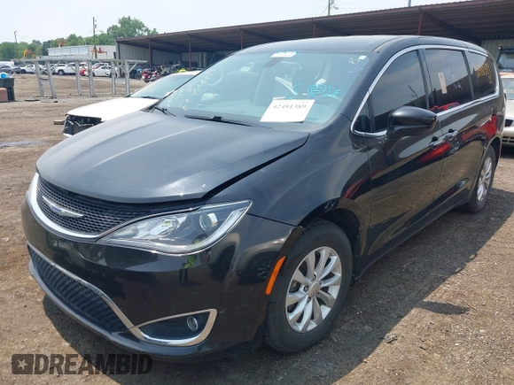 2018 Chrysler Pacifica Touring Plus with VIN 2C4RC1FGXJR339316, listed as a IAAI auction lot 42481389 with 113,718 mi miles and . Bid and sale history available at DreamBid. Image 2.