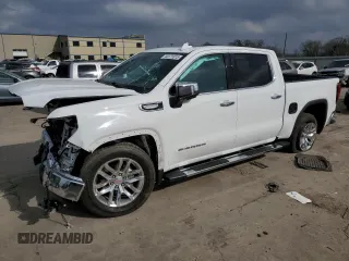 2020 GMC Sierra 1500 SLT with VIN 3GTP8DED1LG269649, listed as a Copart auction lot 44171815 with Not provided miles and Salvage title. Bid and sale history available at DreamBid. Image 1.