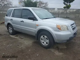 2007 Honda Pilot LX with VIN 5FNYF28107B011151, listed as a Copart auction lot 48773735 with 151,170 mi miles and Salvage Title. Bid and sale history available at carsss.com. Image 4.