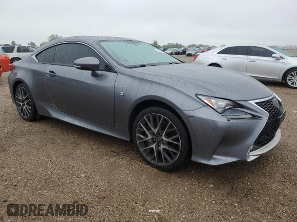2017 Lexus RC 350 with VIN JTHSE5BC2H5007785, listed as a Copart auction lot 57786905 with 81,685 mi miles and Salvage title. Bid and sale history available at DreamBid. Image 4.