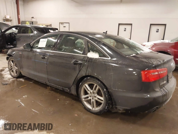 2012 Audi A6 Premium Plus with VIN WAUGGAFC5CN130863, listed as a IAAI auction lot 41327619 with 172,594 mi miles and . Bid and sale history available at DreamBid. Image 3.