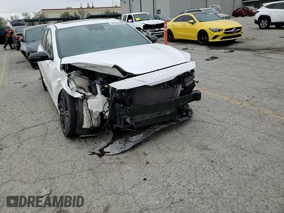 2023 Kia Forte GT with VIN 3KPF44AC4PE556330, listed as a Copart auction lot 48145385 with 14,169 mi miles and Salvage Title. Bid and sale history available at carsss.com. Image 10.