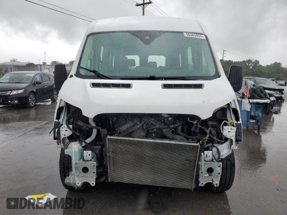 2019 Ford Transit Passenger XL with VIN 1FBAX2CM1KKA00739, listed as a Copart auction lot 58365955 with 52,725 mi miles and Salvage title. Bid and sale history available at DreamBid. Image 5.