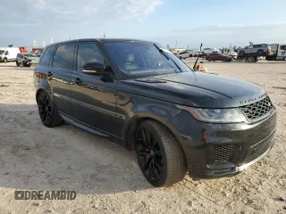 2019 Land Rover Range Rover Sport HST with VIN SALWS2SU6KA868560, listed as a Copart auction lot 80838074 with 57,030 mi miles and Salvage title. Bid and sale history available at DreamBid. Image 4.