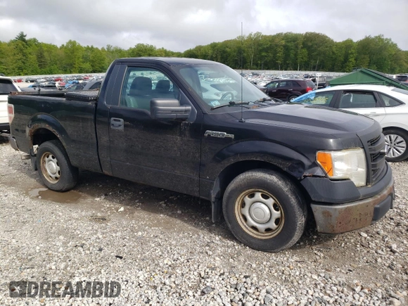 2013 Ford F-150 XL with VIN 1FTMF1CM7DFD51544, listed as a Copart auction lot 58138115 with 284,893 mi miles and Clean title. Bid and sale history available at DreamBid. Image 4.