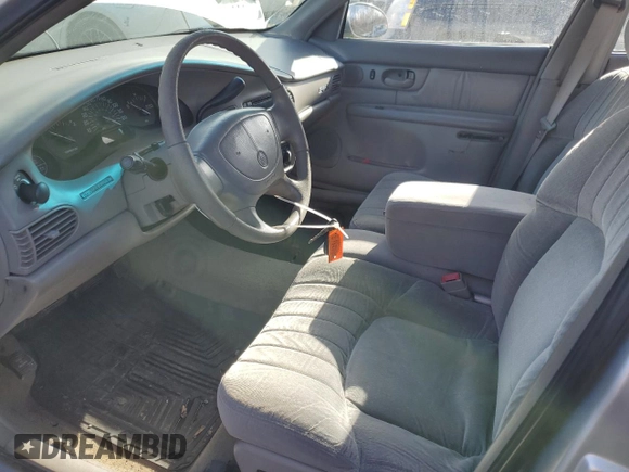 2000 Buick Century Custom with VIN 2G4WS52J0Y1237266, listed as a Copart auction lot 43426445 with Not Provided miles and Salvage Title. Bid and sale history available at carsss.com. Image 7.