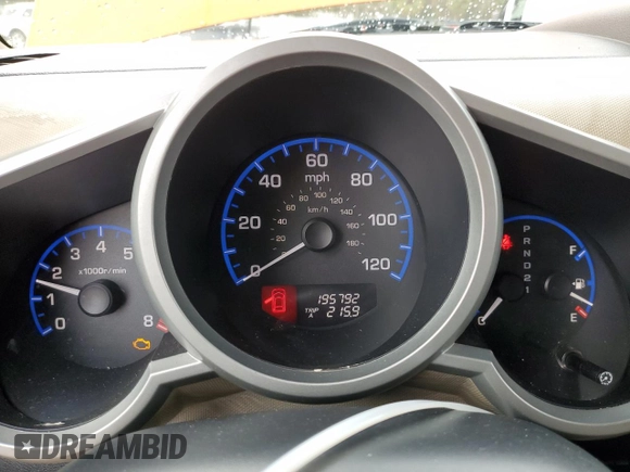 2007 Honda Element with VIN 5J6YH27397L003554, listed as a Copart auction lot 75459714 with 195,762 mi miles and Salvage Title. Bid and sale history available at DreamBid. Image 9.