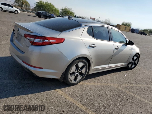 2013 Kia Optima Hybrid LX with VIN KNAGM4AD6D5057949, listed as a Copart auction lot 71191164 with 152,886 mi miles and Salvage Title. Bid and sale history available at carsss.com. Image 3.