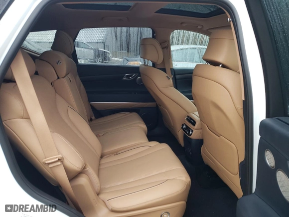 2022 Genesis GV80 with VIN KMUHCESCXNU094299, listed as a Copart auction lot 82868074 with 25,797 mi miles and Salvage Title. Bid and sale history available at carsss.com. Image 11.