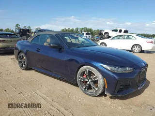 2023 BMW 4 Series M440i with VIN WBA53AT06PCL25904, listed as a Copart auction lot 78421284 with Not Provided miles and Non Repairable. Bid and sale history available at DreamBid. Image 4.