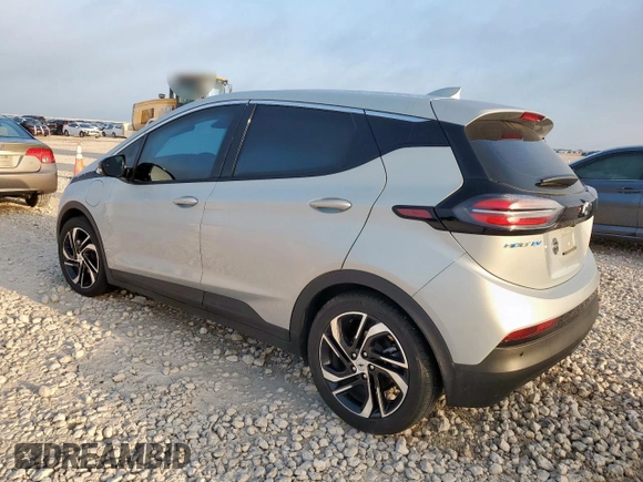 2023 Chevrolet Bolt EV 2LT with VIN 1G1FX6S02P4169017, listed as a Copart auction lot 59164215 with 20,508 mi miles and Salvage title. Bid and sale history available at DreamBid. Image 2.