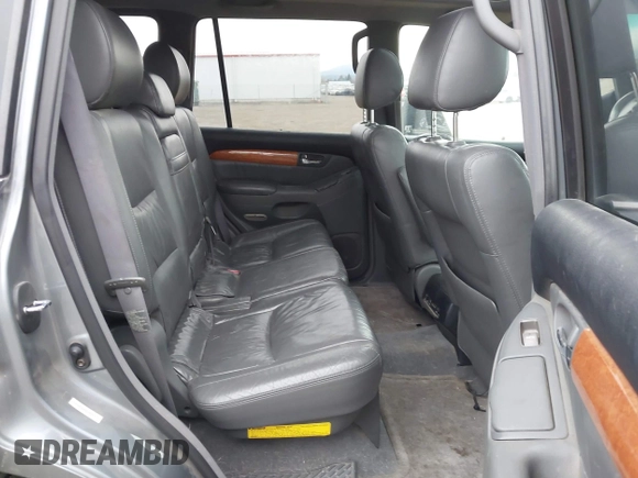 2003 Lexus GX 470 with VIN JTJBT20X530021372, listed as a IAAI auction lot 41772344 with 229,754 mi miles and . Bid and sale history available at DreamBid. Image 8.