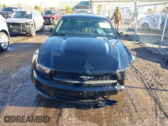 2011 Ford Mustang V6 with VIN 1ZVBP8AM9B5134934, listed as a IAAI auction lot 41417021 with 67,413 mi miles and . Bid and sale history available at carsss.com. Image 12.
