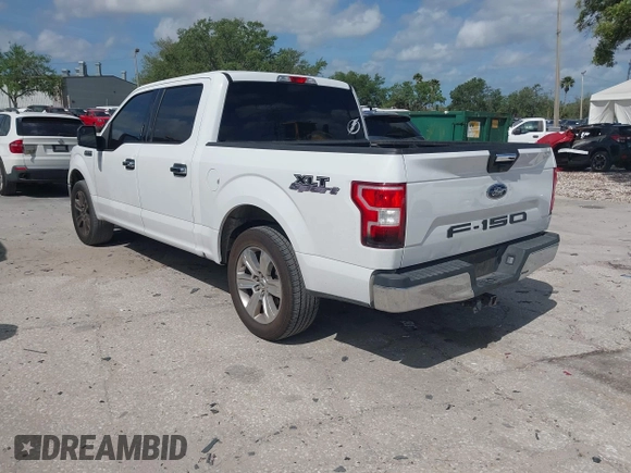 2018 Ford F-150 XL with VIN 1FTEW1CB8JFC47174, listed as a IAAI auction lot 41956391 with 148,337 mi miles. Bid and sale history available at carsss.com. Image 3.