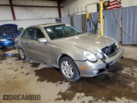 2004 Mercedes-Benz E-Class 3.2L with VIN WDBUF82J54X120960, listed as a Copart auction lot 44427065 with 0 mi miles and Salvage Title. Bid and sale history available at carsss.com. Image 4.