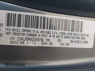 2013 Jeep Patriot Sport with VIN 1C4NJPBA0DD245736, listed as a IAAI auction lot 41651282 with 227,456 mi miles. Bid and sale history available at carsss.com. Image 9.
