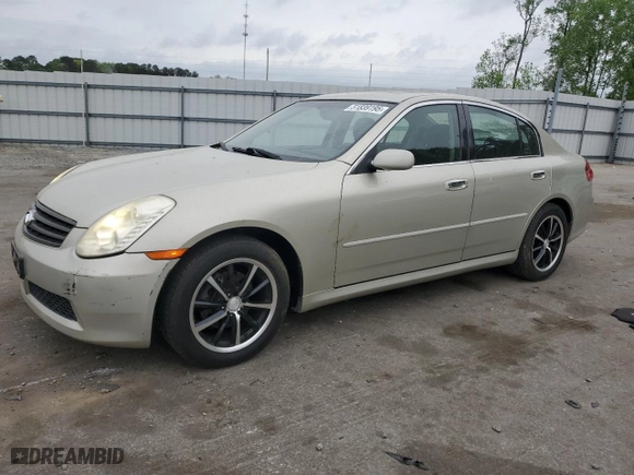 2005 Infiniti G35 Sedan with VIN JNKCV51F45M300556, listed as a Copart auction lot 51839195 with 112,166 mi miles and Clean Title. Bid and sale history available at carsss.com. Image 1.
