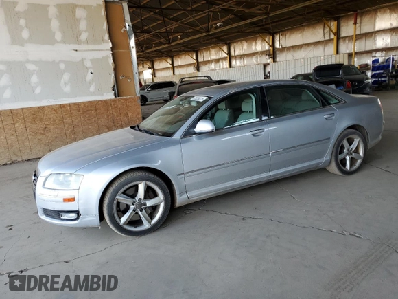 2008 Audi A8 4.2L with VIN WAUMV94E28N014295, listed as a Copart auction lot 66648185 with 116,736 mi miles and Clean title. Bid and sale history available at DreamBid. Image 1.
