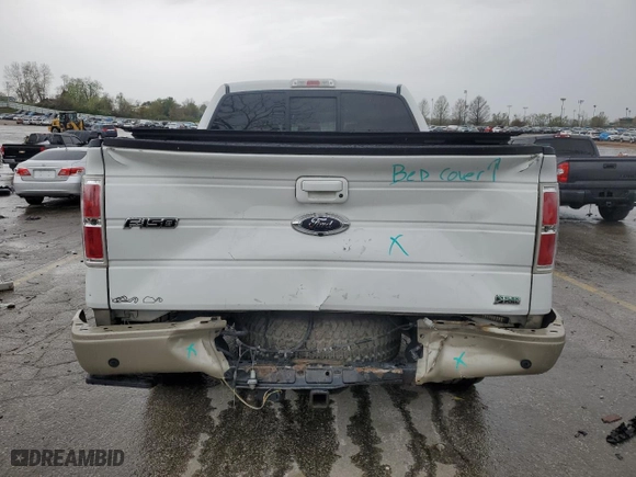 2010 Ford F-150 XL with VIN 1FTFW1EV8AFC03347, listed as a Copart auction lot 51844145 with 186,778 mi miles and Salvage Title. Bid and sale history available at carsss.com. Image 6.
