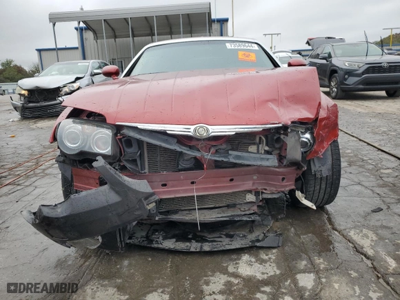 2006 Chrysler Crossfire Limited with VIN 1C3AN69L16X065420, listed as a Copart auction lot 73589644 with 64,283 mi miles and Salvage Title. Bid and sale history available at carsss.com. Image 5.
