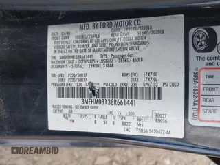 2008 Mercury Milan Premier с VIN 3MEHM08138R661441, выставлен на аукционе IAAI как лот 42274074 с пробегом 134 647 миль миль и . История ставок и продаж доступна на DreamBid. Изображение 9.