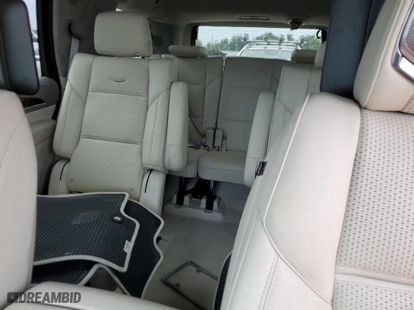 2021 Cadillac Escalade Premium Luxury Platinum with VIN 1GYS4DKL4MR182891, listed as a Copart auction lot 74943544 with 0 mi miles and Non Repairable. Bid and sale history available at carsss.com. Image 10.