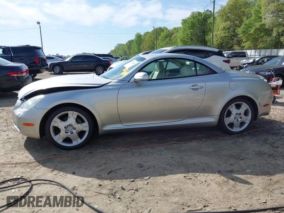 2004 Lexus SC with VIN JTHFN48YX40059526, listed as a IAAI auction lot 41973307 with 123,466 mi miles. Bid and sale history available at carsss.com. Image 14.