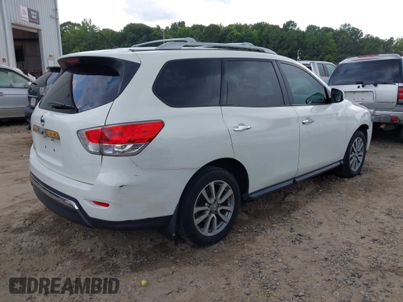 2016 Nissan Pathfinder S z VIN 5N1AR2MN8GC662540, wystawiony jako IAAI lot #42632335 z przebiegiem 196 810 mil mil oraz . Historia ofert i sprzedaży dostępna na DreamBid. Obrazek 4.